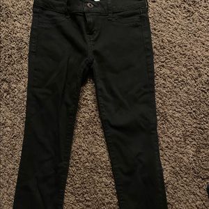 Abercrombie youth girls black jeans.